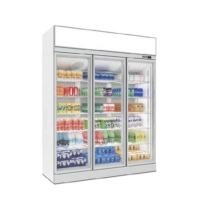 qualità  Cooler Single-Temperature 2 /3/4 Door Mount Top Showcase Bottle Fridge Refrigerator For Coffee Shop fabbrica